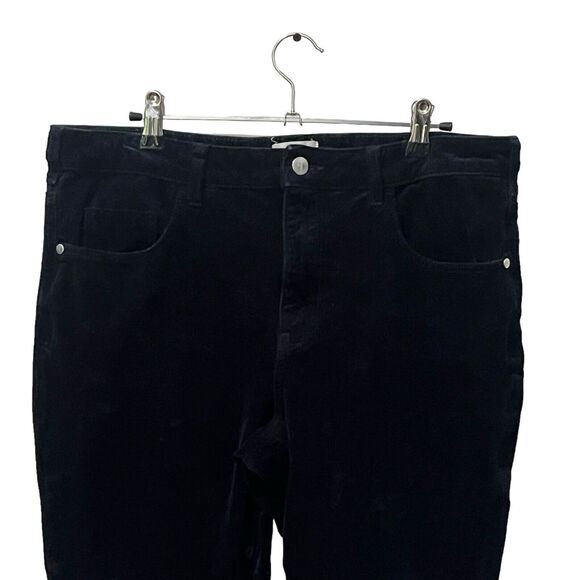 Anthropologie Pilcro Corduroy Pants Women’s 32 Navy High Rise Skinny Fall Casual - Picture 3 of 13